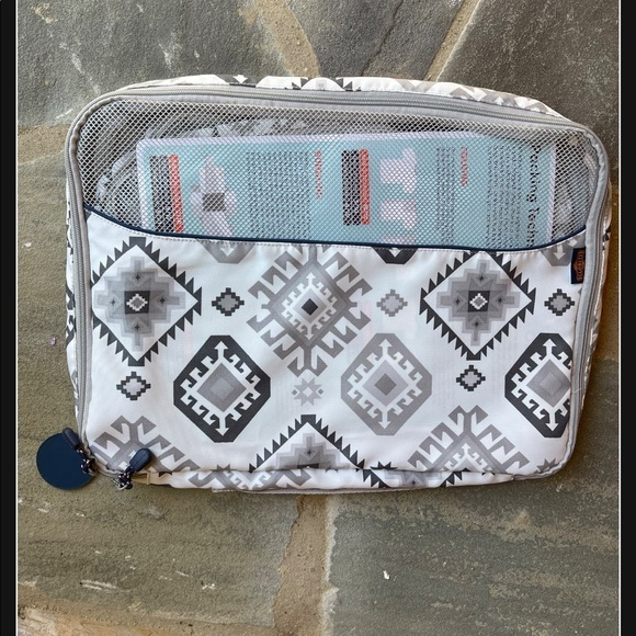 New! Globite’s 4 Piece Set of Packing Cubes Geo Pattern - Picture 2 of 8